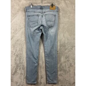 Hollister Epic Flex Skinny Jeans Light Wash Blue Mens 33x32